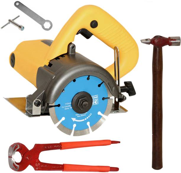 Digital Craft Marble Saw Cutter Machine 110MM,8' Pincer Plier,Hammer 200 gm Marble Cutter