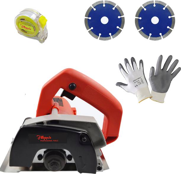 Hillgrove HGCM1292M2 Cutting Machine Saw for Tile/Marble/Wood with 2Pcs Tile Cutting Wheel Marble Cutter