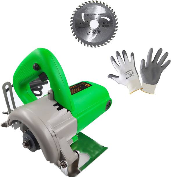 Hillgrove HGCM1280M1 Cutting Machine Saw for Tile/Marble/Wood with 1Pcs Wood Cutting Wheel Marble Cutter