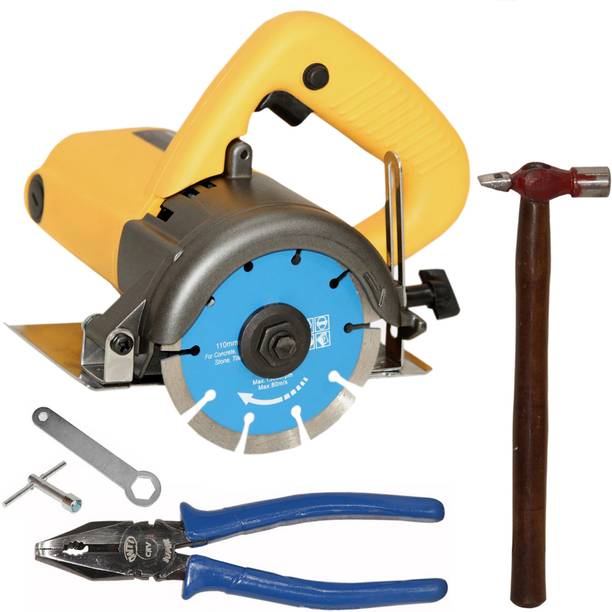 Digital Craft Marble Saw Cutter Machine 110MM,8"Inch Combination Plier,Hammer 200 gm Marble Cutter