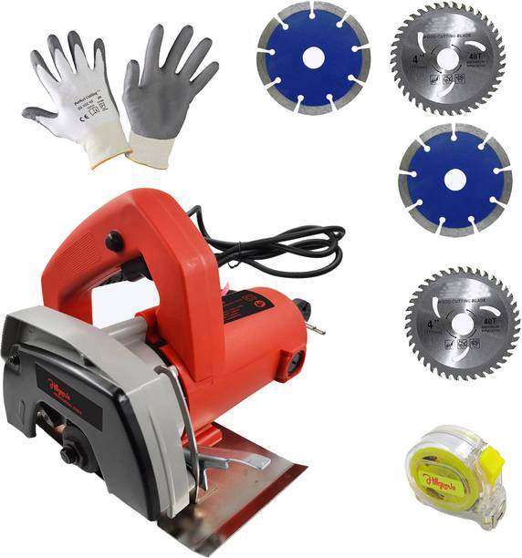 Hillgrove HGCM1301M2 Marble Cutting Machine Saw with 2Pcs Tile & 2Pcs Wood Cutting Wheel Marble Cutter