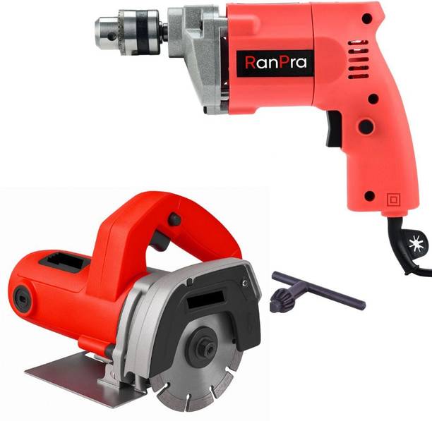 RanPra 4INCH/110MM MARBLE CUTTING MACHINE | HEAVY DUTY 10MM DRILL MACHINE Marble Cutter