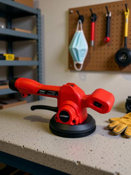 PowerBilt PBT-TM-135MM CORDLESS TILED MACHINE TWO 12V MAX LI-ION BATTERY & CHARGER Handheld Tile Cutter