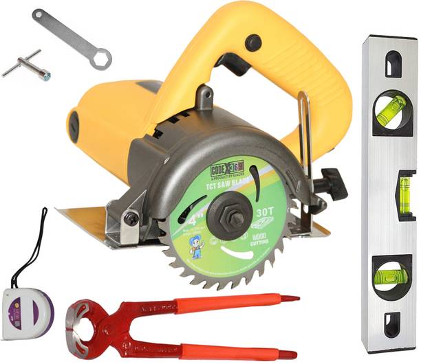 Digital Craft Circular Saw Machine 110MM,8' Pincer Plier,12' Spirit Level, 3MTR Tape Marble Cutter