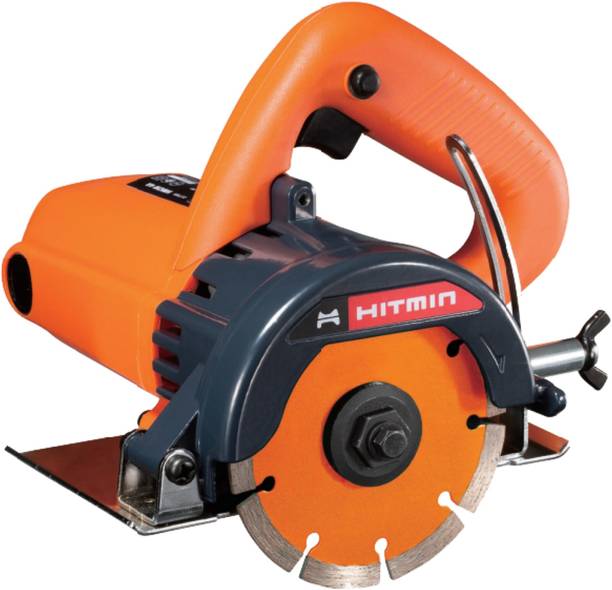 Hit Min HMCM5A S8 1400W Motor, 12000 RPM, Ergonomic Handle With Soft Grip, 125mm Corded Marble Cutter