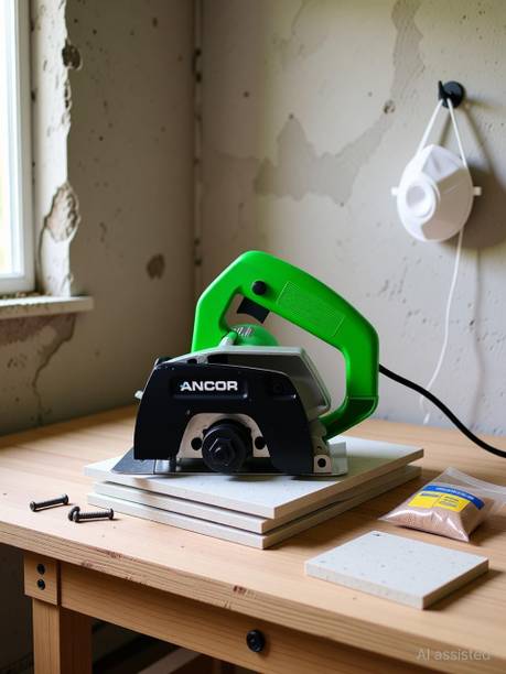Mamodiaz Ancor CM4 1050W Heavy Duty Marble & Wood Machine (1050W & 11000RPM) Marble Cutter