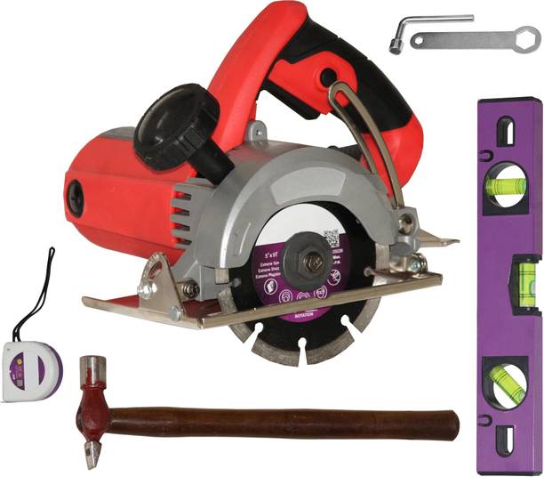 Digital Craft Marble Cutter Machine 125MM,Hammer 200 gm,12' Spirit Level, 3MTR Tape Marble Cutter