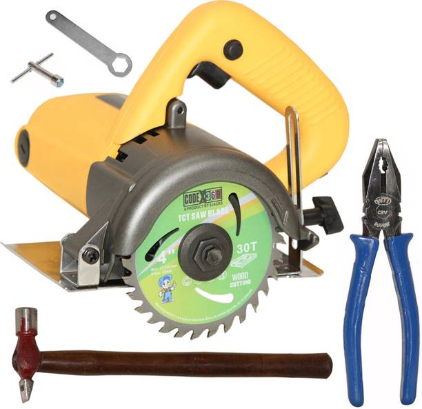 Digital Craft Circular Saw Machine 110MM,Hammer 200 gm,8"Inch Combination Plier Marble Cutter