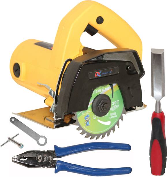 Digital Craft Wood Saw Cutter Machine 110MM,8"Inch Combination Plier,25mm Wood Chisel Marble Cutter