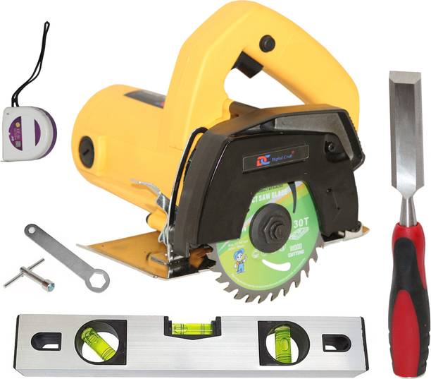 Digital Craft Wood Saw Cutter Machine 110MM,12' Spirit Level, 3MTR Tape,25mm Wood Chisel Marble Cutter