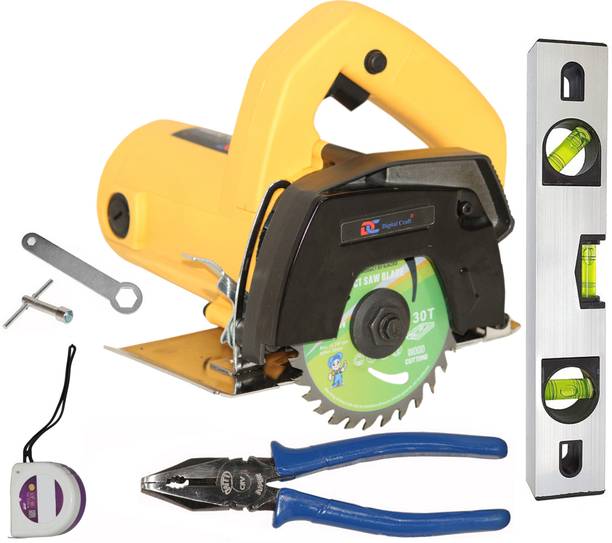 Digital Craft Wood Saw Cutter Machine 110MM,8"Inch Plier,12' Spirit Level, 3MTR Tape Marble Cutter