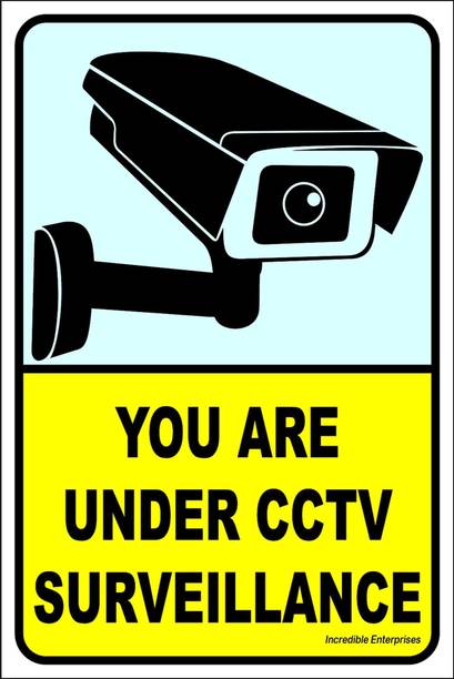Incredible CC TV Sun/Foam Board 8x12 Inch 5 MM (Pack Of 1) Sign