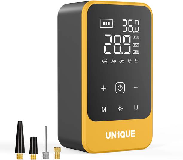 UN1QUE PT610 Tyre Inflator 150 psi Tyre Air Pump for Car & Bike