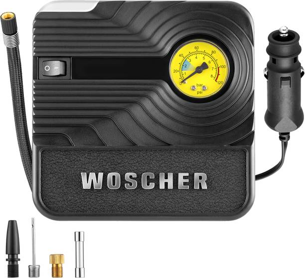 Woscher 130 psi Tyre Air Pump for Car & Bike