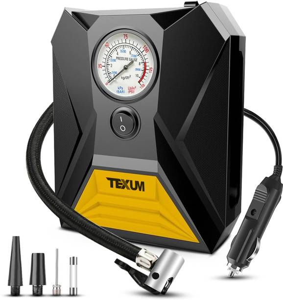 TEXUM TAP-7Y 150 psi Tyre Air Pump for Car & Bike