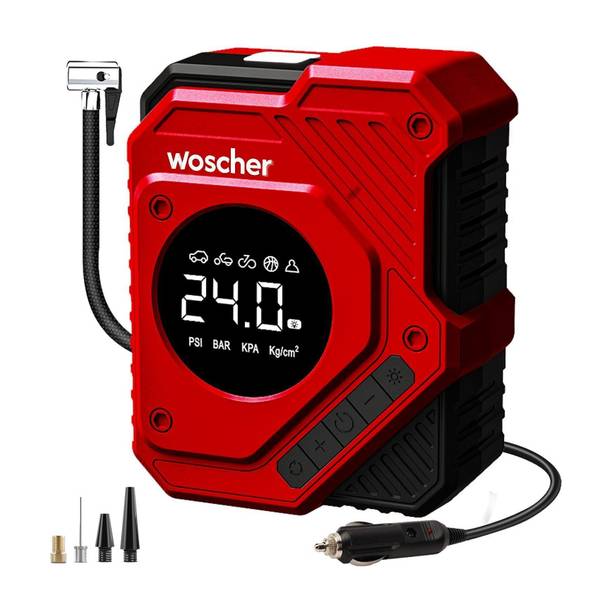 Woscher 801DB Premium Digital Tyre Inflator 150 psi Tyre Air Pump for Car & Bike