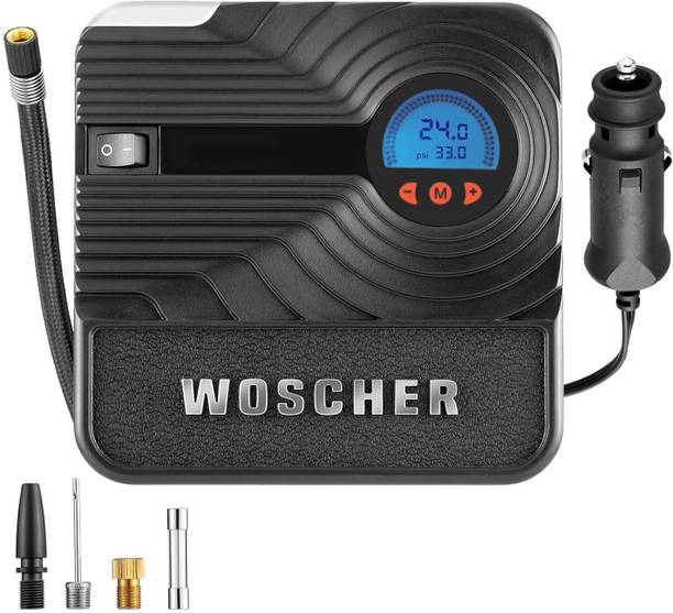 वॉस्चर 801D 130 psi टायर एयर पंप फॉर कार एंड बाइक