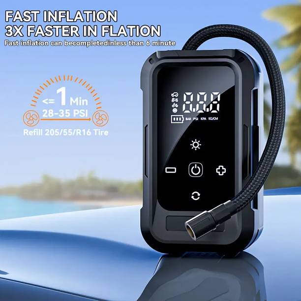 Zennova B-001 150 psi Tyre Air Pump for Car & Bike