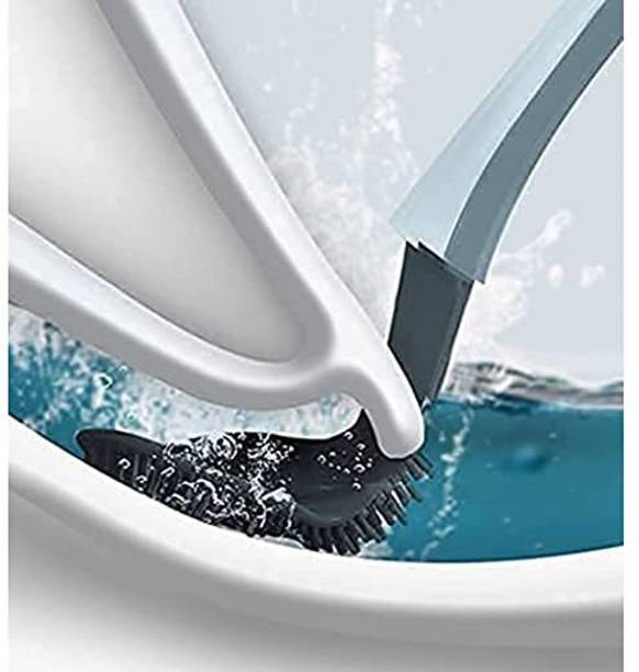 DIVINE CLUB FASHION Toilet Cleaner Brush Flexible Deep ...