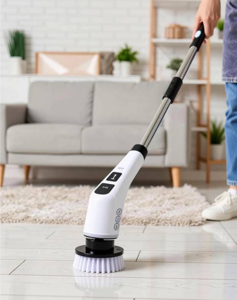 Tktrend 9 in 1 Cordless Electric Spin Scrubber Bathroom & Floor Cleaning Brush