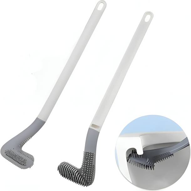 A D SOLANKI Silicon Toilet Cleaning Brushindian&Western...