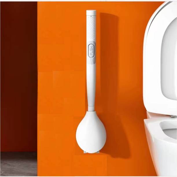 Clefairy Silicone Toilet Brush with Holder Set with Hol...