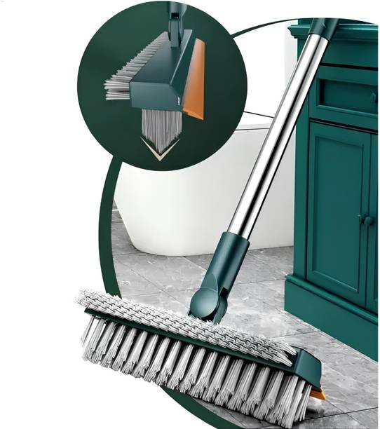 Joynest 180° Rotate Toilet Floor Scrub Multi-Purpose Home Cleaning Plastic Wet and Dry Brush