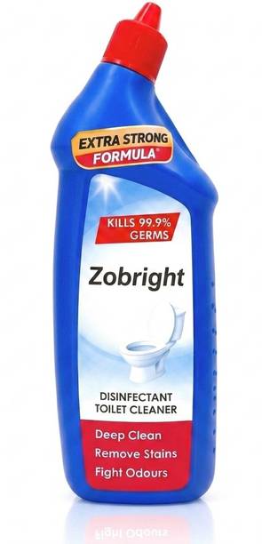 Zobright New Toilet Cleaner 500ml | Powerful Stain Remover | Kills 99.9% Germs | Fresh| Regular Liquid Toilet Cleaner