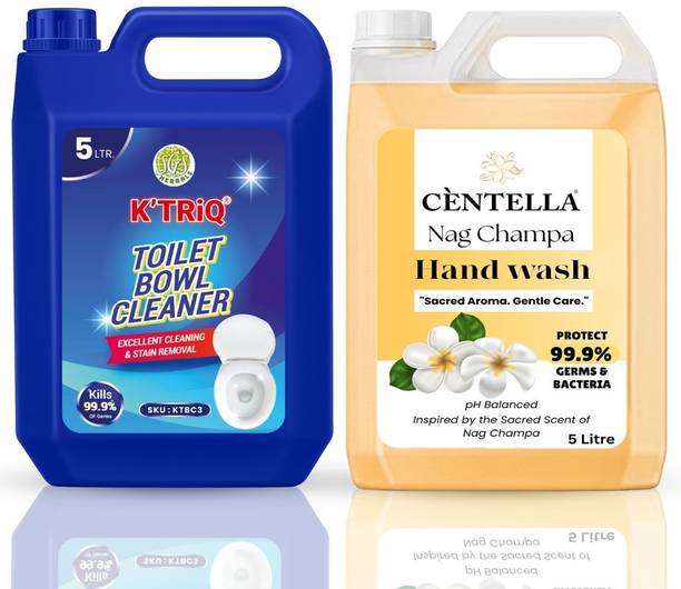 K'TRiQ Toilet Cleaner | Toilet Cleaner 10 L | Toilet Bowl Cleaner | Bathroom Cleaner | Floral Liquid Toilet Cleaner