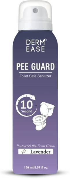 DERMEASE Pee Guard Toilet Safe Sanitizer Spray Protect 99.9% From Germs Travel Friendly Lavender Spray Toilet Cleaner