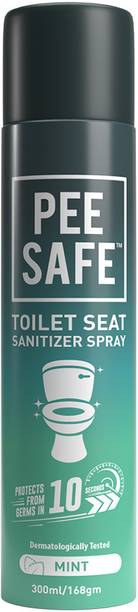 Pee Safe Toilet Seat Sanitizer Spray Washroom Pack - Mint Spray Toilet Cleaner