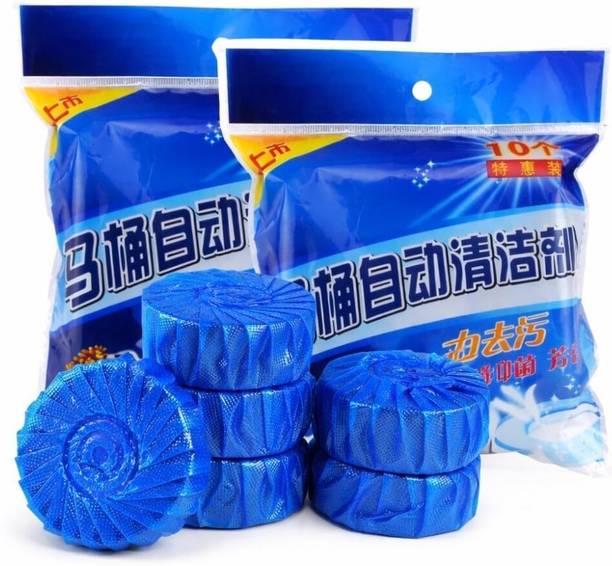 Morva Toilet Cleaner Tablet |Pack of 20|Automatic Flush Toilet Bowl Cleaner Tablets Lemon Block Toilet Cleaner