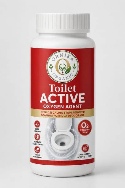 Ornika Toilet Active Oxygen Agent Foaming Stain Cleaner Regular Powder Toilet Cleaner