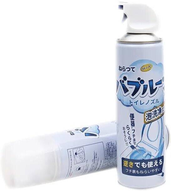 NEPROENT Toilet Bowl Foam Multi-Purpose Foaming Cleaner/Disinfectant Spray, 500ml Original Foam Toilet Cleaner