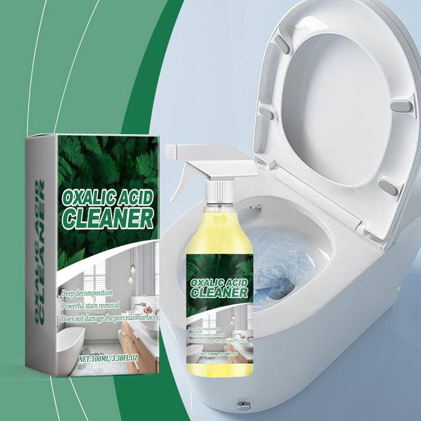 HELIXPRISM Oxalic Toilet Cleaner Powerful Stain & Scale Remover for Bathroom PACK 1 Regular Liquid Toilet Cleaner