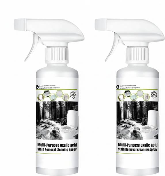 HELIXPRISM Multi-Purpose Oxalic Stain Remover Spray Hard Surface Rust & Stain Cleaner Pck 2 Liquid Toilet Cleaner