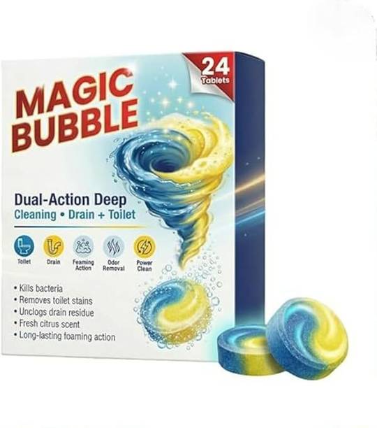 BOUQIE Magic Bubble Toilet Wipe Toilet Cleaner
