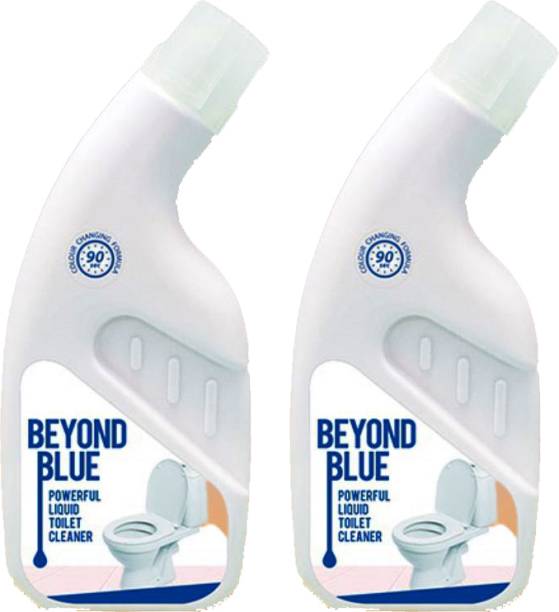 ANKU Beyond Blue Toilet Cleaner Pack 2 Herbal Liquid Toilet Cleaner (2 x 375 ml) Regular Liquid Toilet Cleaner