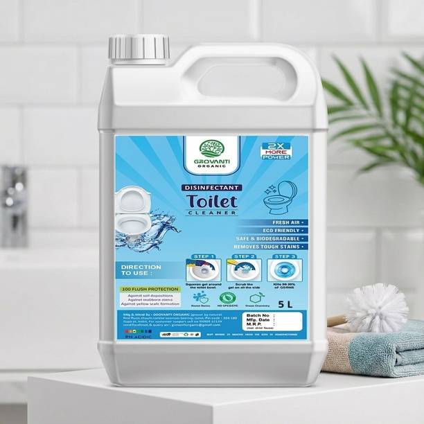 GROVANTI ORGANIC Toilet Cleaner Liquid Disinfectant Original Liquid Toilet Cleaner Regular Liquid Toilet Cleaner