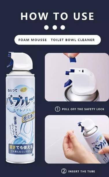 CHANDRUTRADERS Toilet bowl foam cleaner spray Liquid Disinfectant Lavender Foam Toilet Cleaner Original Foam Toilet Cleaner