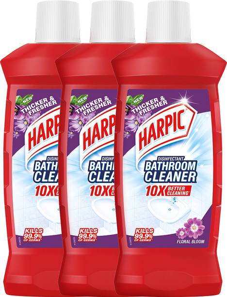 Harpic Bathroom Cleaner, Liquid, for basin, commode, ti...