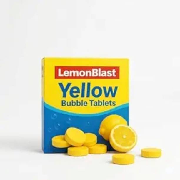 Ruexa LemonBlast Deep Clean Bubble Tablets 24 Count | Effervescent Toilet Cleane Block Toilet Cleaner