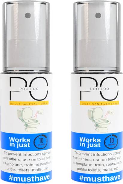 POOLOO Toilet seat sanitizer spray Instant Herbal Liquid Toilet Cleaner