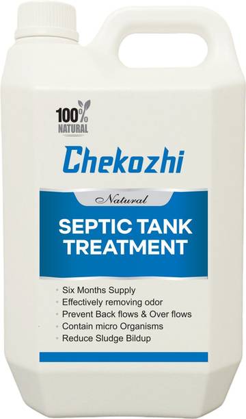 Chekozhi Natural septic tank treatment odour remover sludge dissolver bacteria Liquid Toilet Cleaner