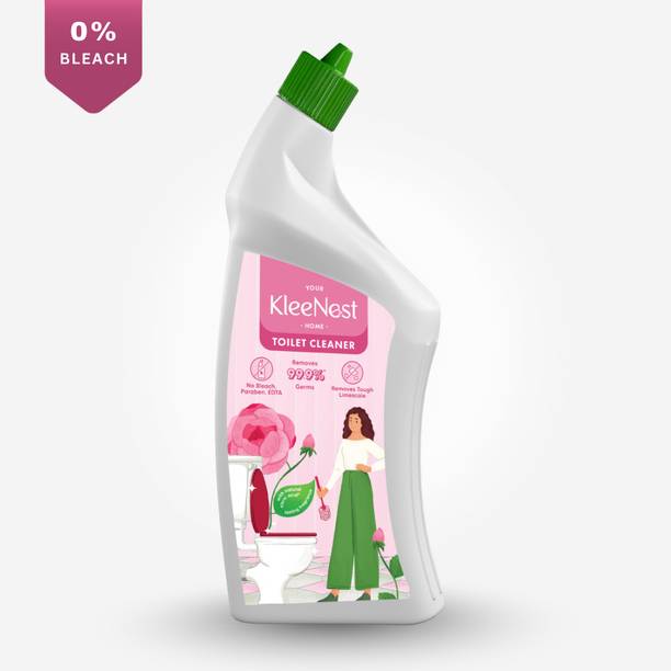 Kleenest Powerful Citric Acid Formula Rose Liquid Toilet Cleaner