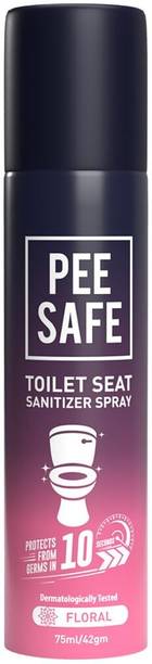Pee Safe Toilet Seat Sanitizer Spray Floral Floral Spray Toilet Cleaner