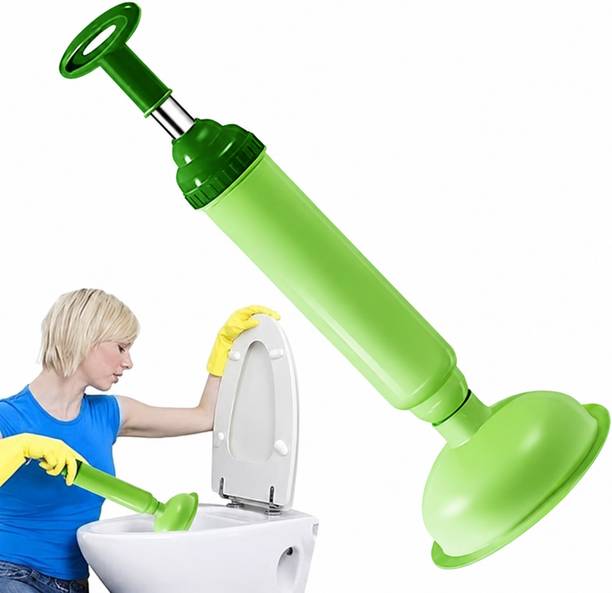 sunrta NEW High Pressure Toilet Plunger Air Power Drain Clog Remover Vacuum Wipe Toilet Cleaner