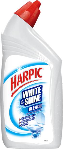 Harpic White & Shine Bleach Liquid Toilet Cleaner (500 ml)