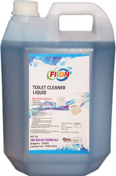 FILON Toilet &amp; Tiles Cleaner - Harpic-Inspired Cleaning Power ( 5 ltr) Liquid Toilet Cleaner