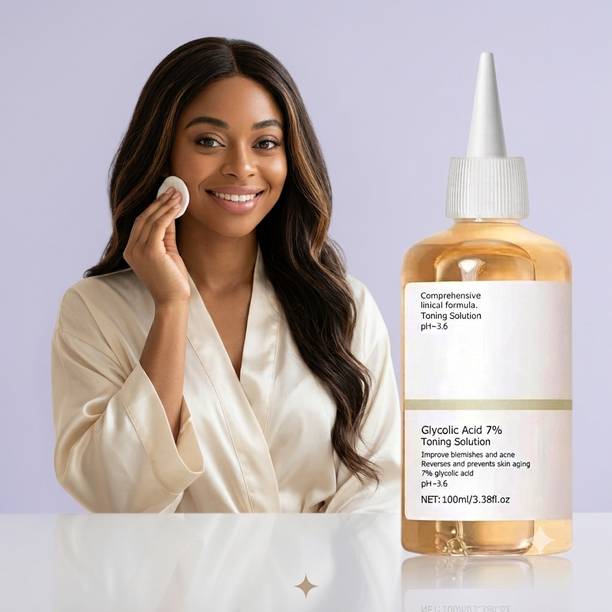 TOOVUS Glycolic Acid 7% Face Toner for Pores & Radiant Skin Men & Women